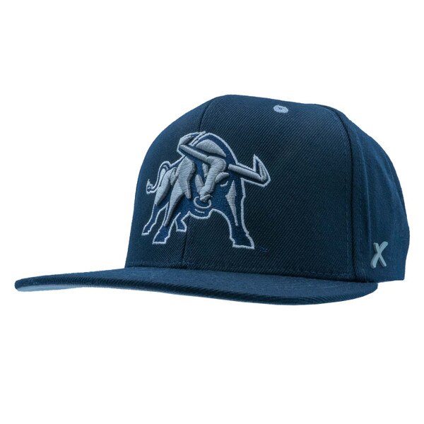 Embroidered Aggie Bull Navy Cap